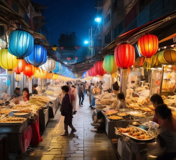 厦门美食夜市，味蕾之旅