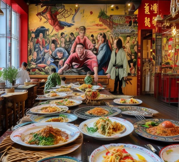 功夫与文化的交融，美食饭店的创新与传承