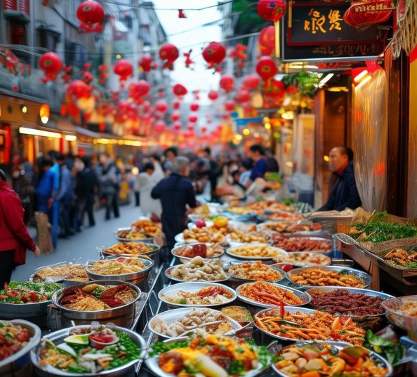 新春美食节，城市里的地道美食天堂，舌尖上的春节特色体验